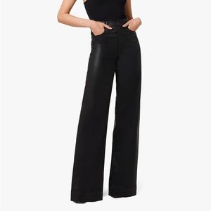 JOE’S The Mia Coated High Waist Wide Leg Jeans